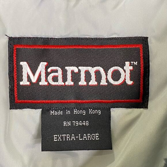 Vintage MARMOT Gore-Tex Thermore T37 Parka Men’s XL Black Hooded Winter Jacket - Picture 4 of 16